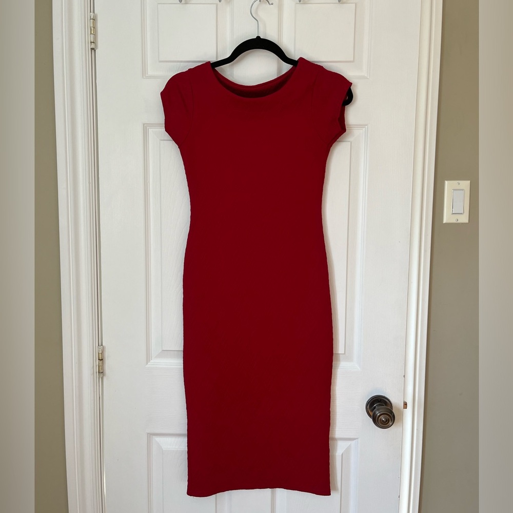 QED LONDON bodycon midi dress